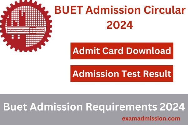 BUET Admission Circular 2024