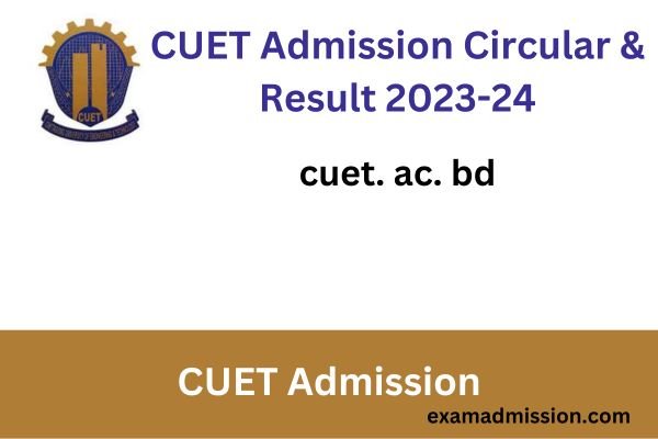 CU Admission Circular & Result 2023-24